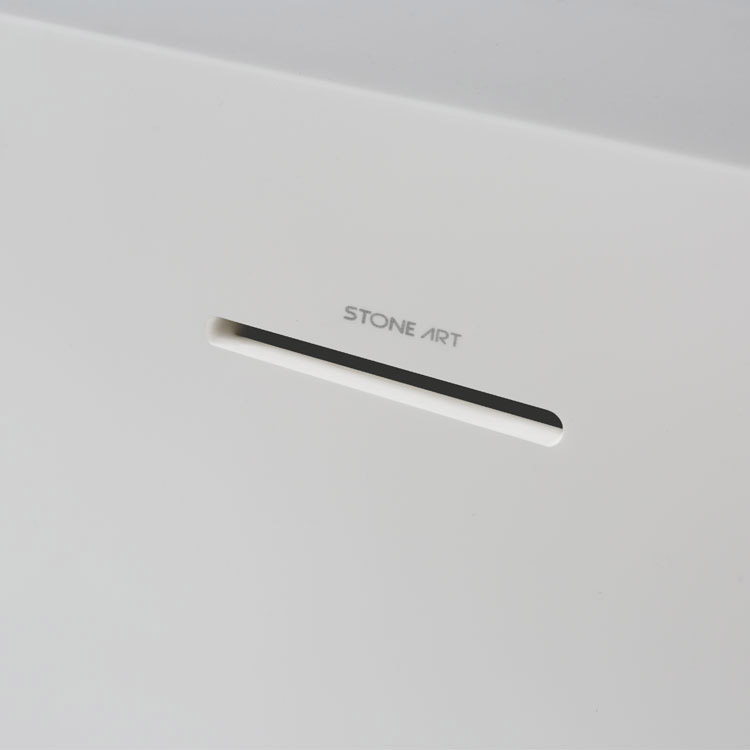 StoneArt Badewanne freistehend BS-550 weiß 170x93 matt
