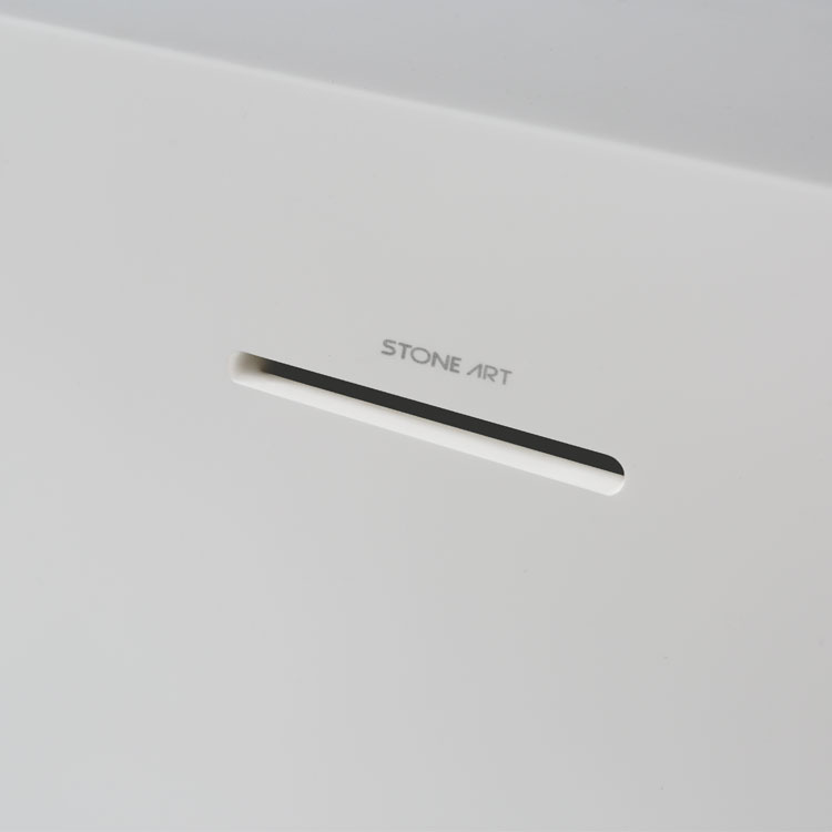 StoneArt Badewanne freistehend BS-507 weiß 150x150 matt