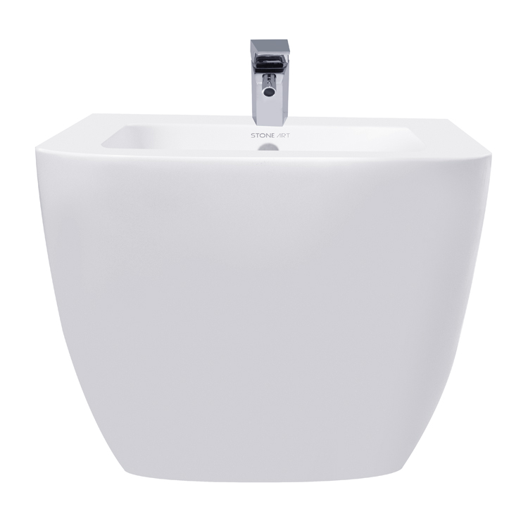 StoneArt WC Hänge-Bidet TFS-110P weiß 52x37cm matt