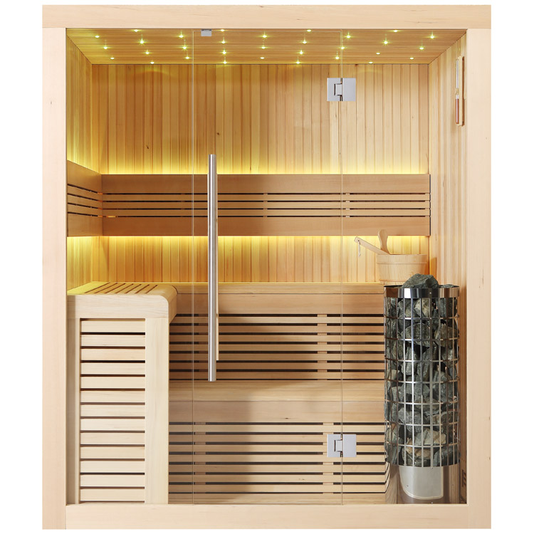 AWT Sauna E1112C Hemlock 180x150 9kW Cilindro